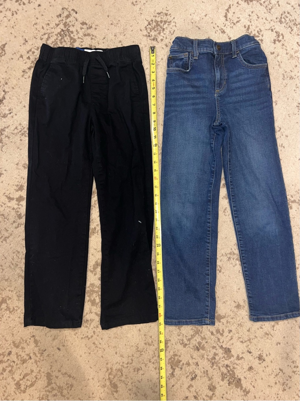 Old Navy & Kohls Boy’s Jeans - Black and Denim- 10/12